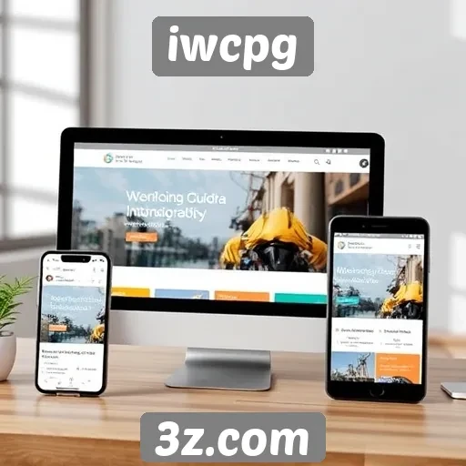 Desempenho técnico do site iwcpg em diferentes dispositivos