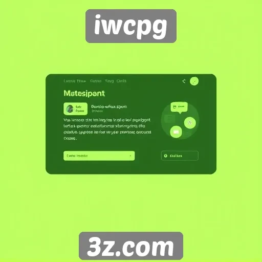 Tendências de design de interface no site iwcpg